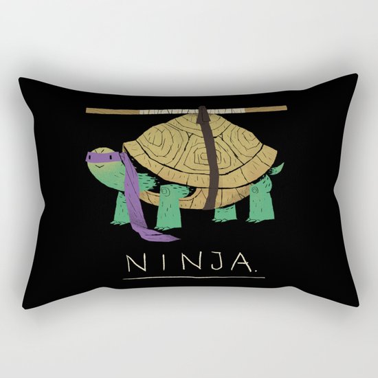 ninja - purple Rectangular Pillow