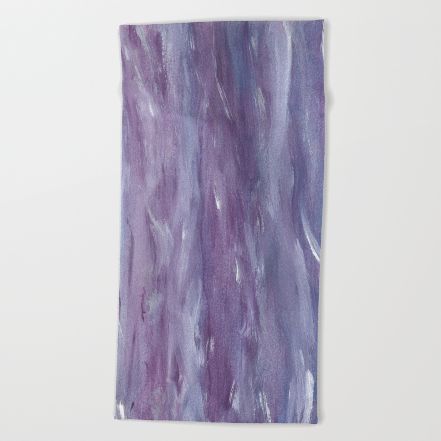 Touching Purple Blue Watercolor Abstract 1 Painting Decor Art