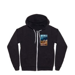 “Superstition Trail” by Western Painting Zip Hoodie