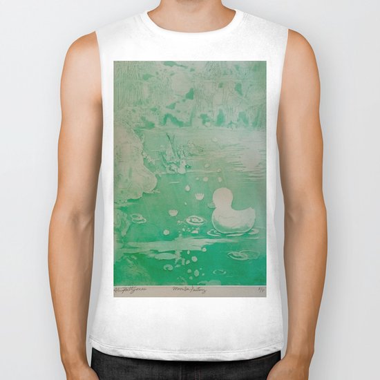 MoonSea Fantasy lightgreen Biker Tank
