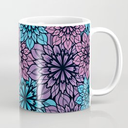 Colourful Delicate Flower Mandalas  Coffee Mug