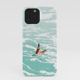 Out on the waves iPhone Case