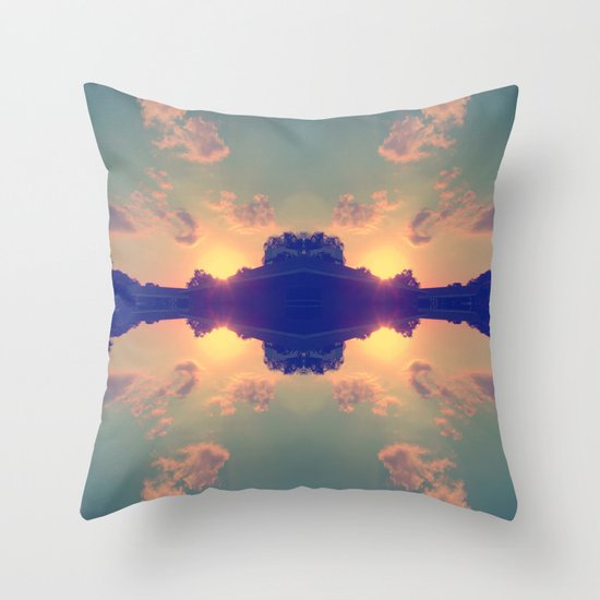 Multiple Sunsets Throw Pillow