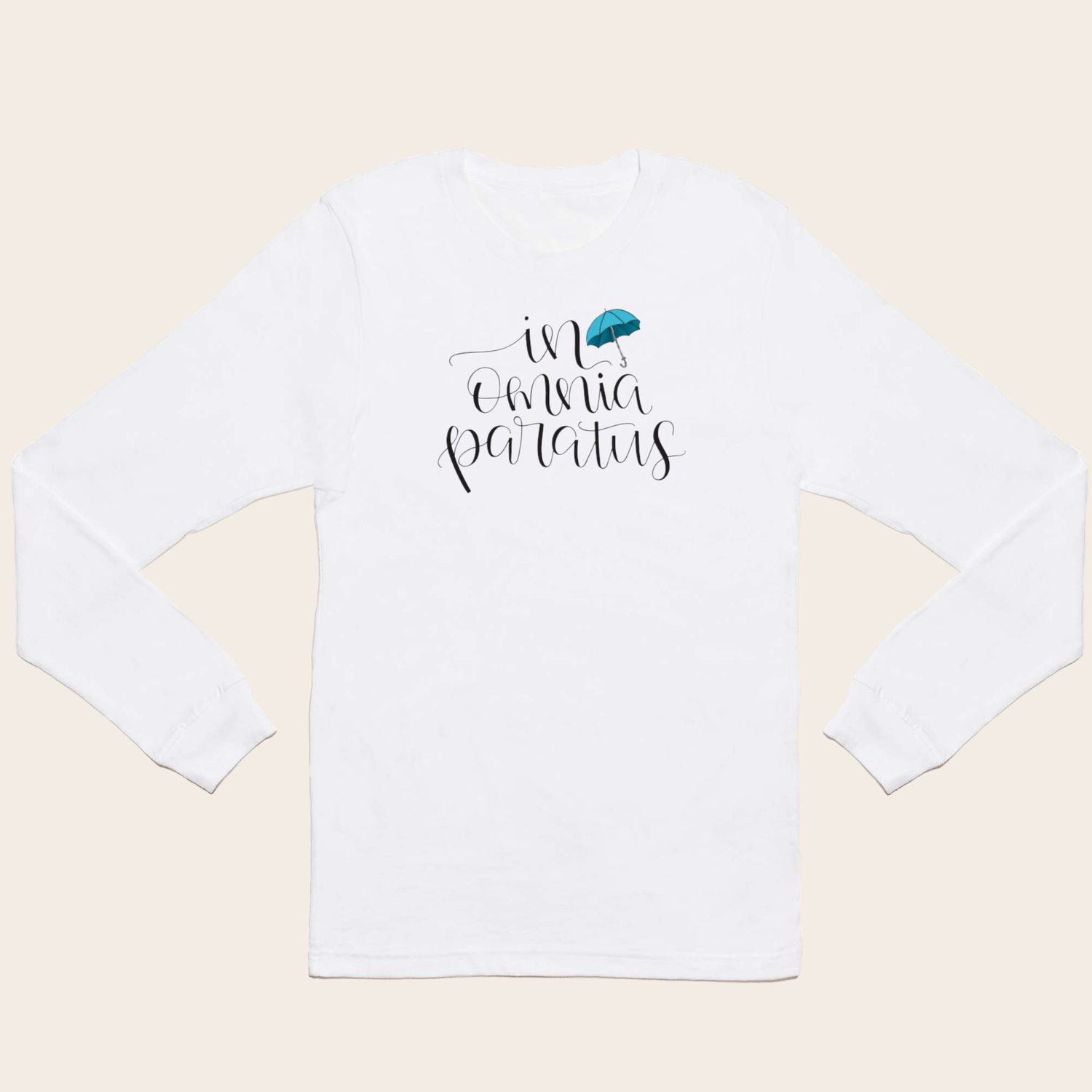 In Omnia Paratus Ready For Anything Gilmore Girls Quote Long Sleeve T Shirt By Little Inklings Society6