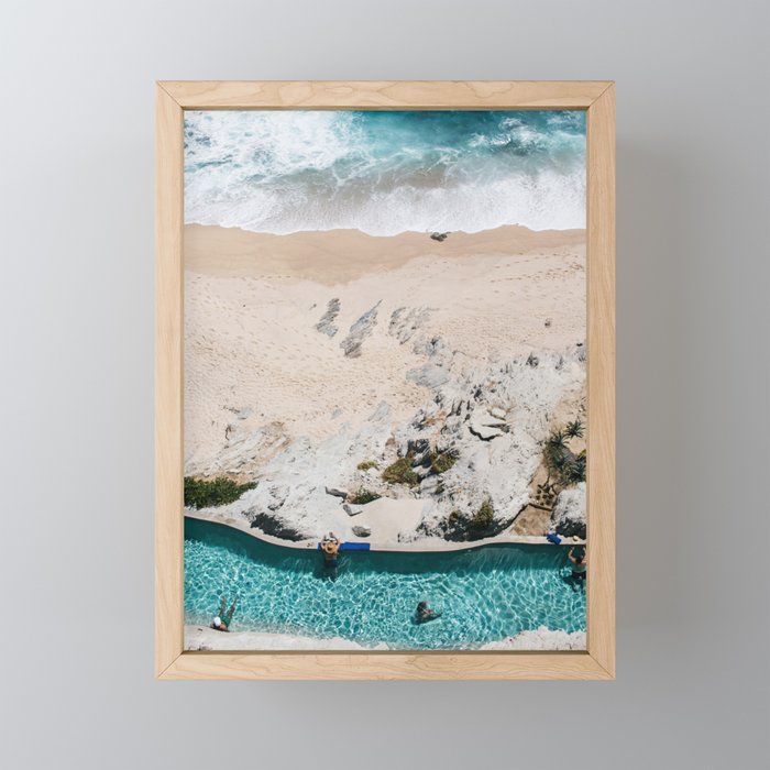 At The Water's Edge, Cabo Framed Mini Art Print