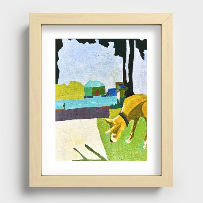 Looking For Bugs Recessed Framed Print