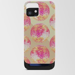 Disco Ball – Pink Ombré iPhone Card Case