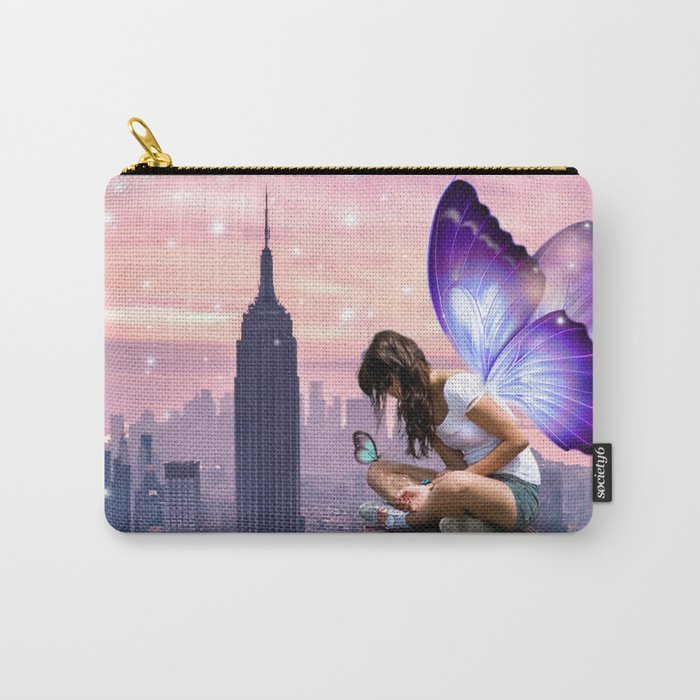 Skyline butterfly Carry-All Pouch