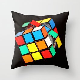 Rubik's cube Throw Pillow