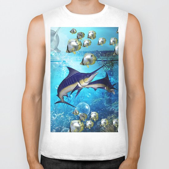 Underwater world Biker Tank