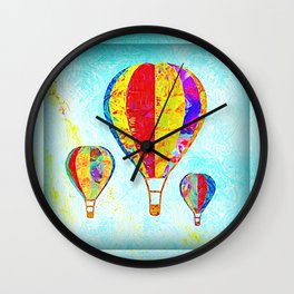 Beautiful Balloons Mosaic-Look Wall Clock