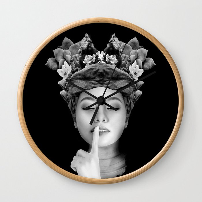 quiet Thoughts Wall Clock