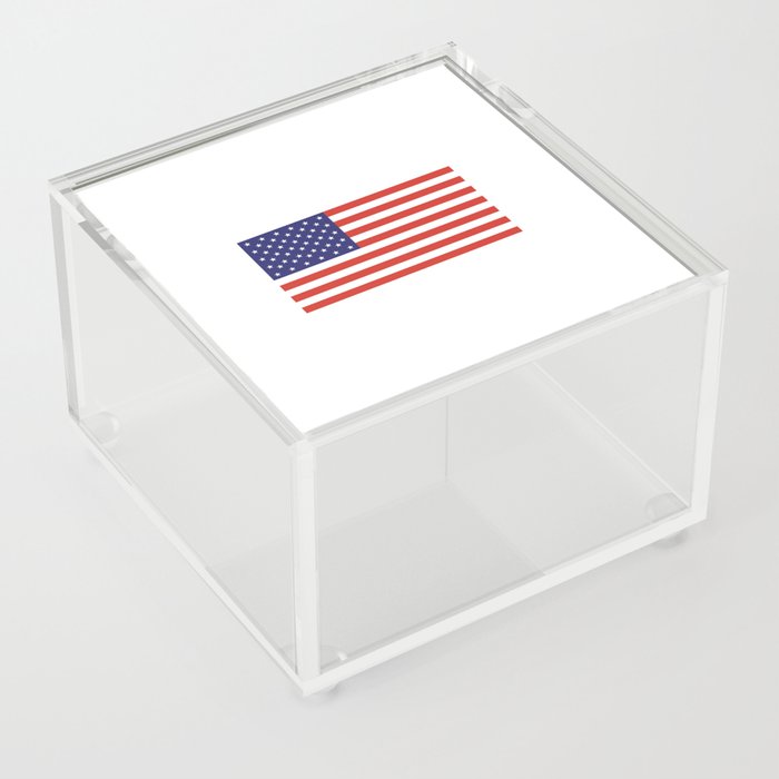 American Flag, Stars and Stripes. Pure and simple. Acrylic Box