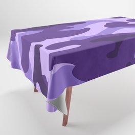 Camouflage Pattern Purple Colours Tablecloth