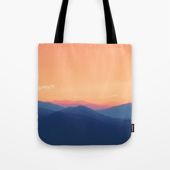 Mountains in Paradise Tote Bag