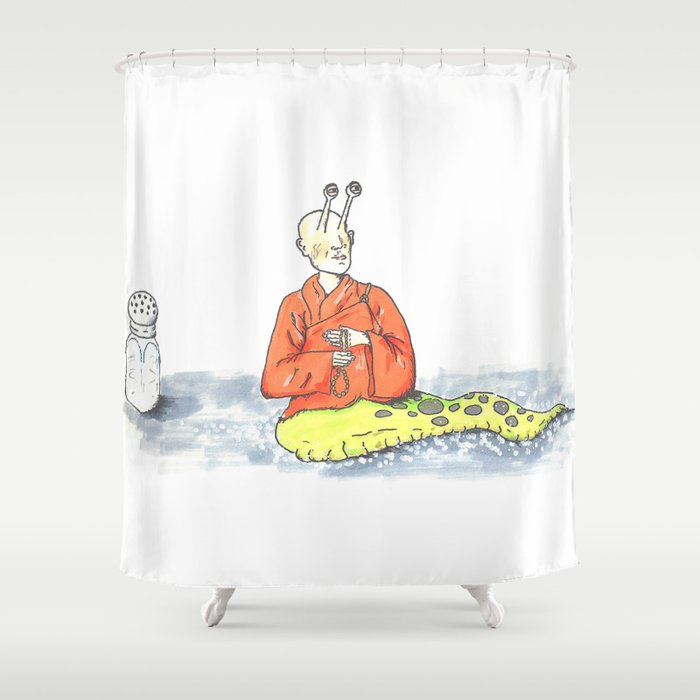 Thich Quang Slug Shower Curtain