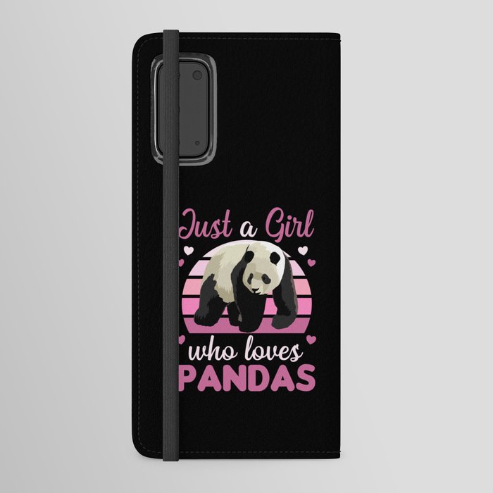 Just A Girl who Loves Pandas - Sweet Panda Android Wallet Case