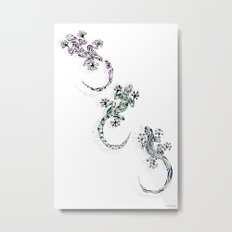 GECKO SHADOWS Metal Print