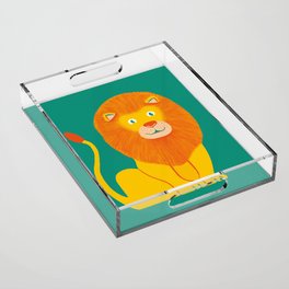 Lion kid's room Acrylic Tray