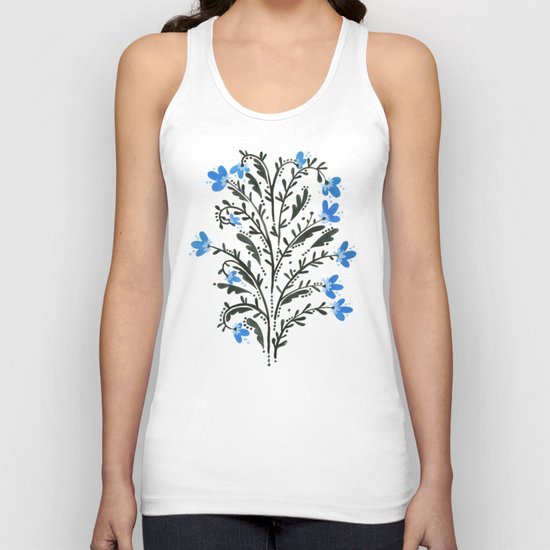 Flowers Unisex Tank Top