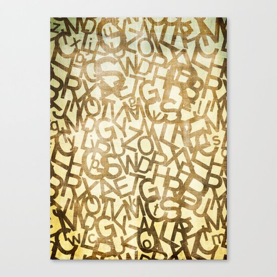 Din pattern Canvas Print