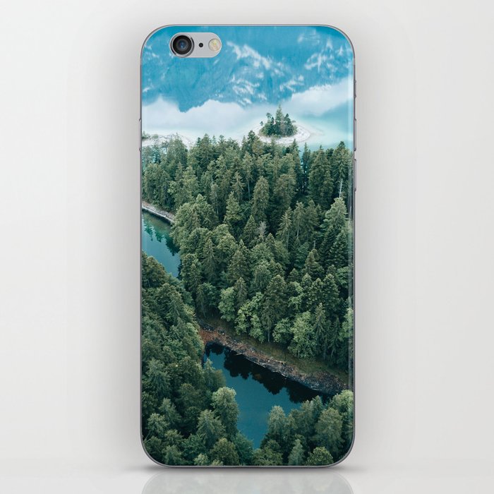 Mountain in a Lake - Landscape Photography iPhone Skin