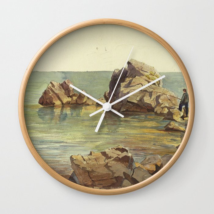Study of Seascape Wall Clock