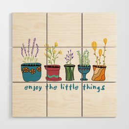Enjoy the Little Things Wood Wall Art