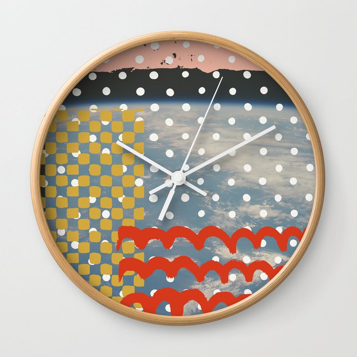 Space Photography - Collage Wall Clock