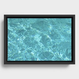 Poolshine Blues Framed Canvas