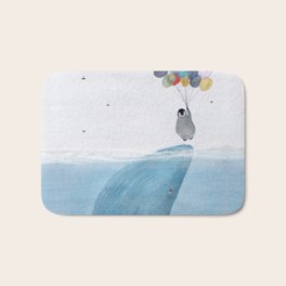 Blue Whale Bath Mats For Any Bathroom Decor Style Society6