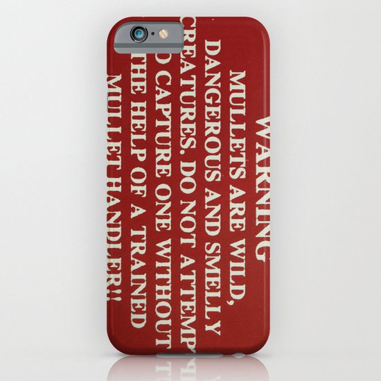 Danger Mullet iPhone & iPod Case