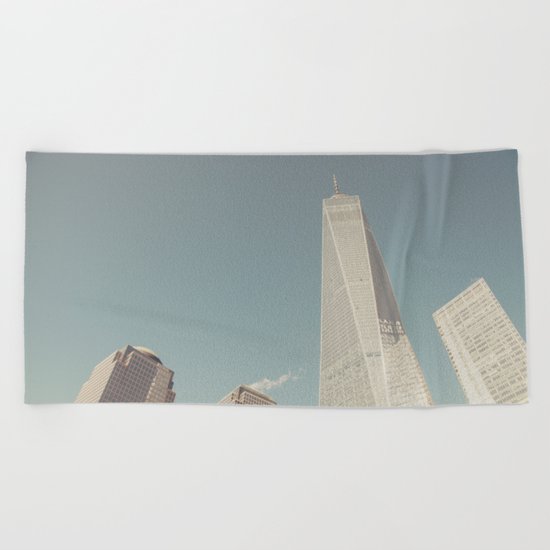 World Sky - New York City Beach Towel