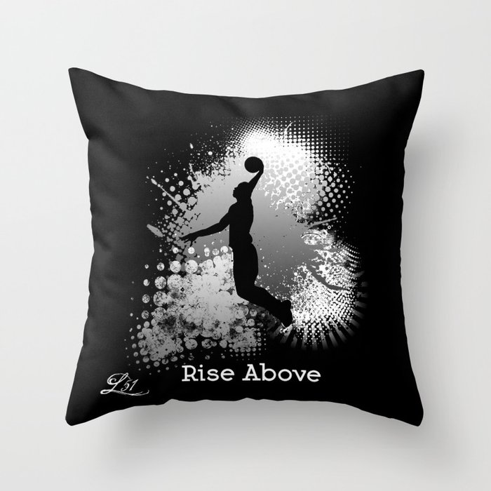 Rise Above Throw Pillow
