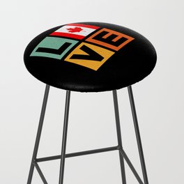 Canada Love Bar Stool