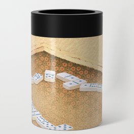 Dominoes in the Sand Can Cooler