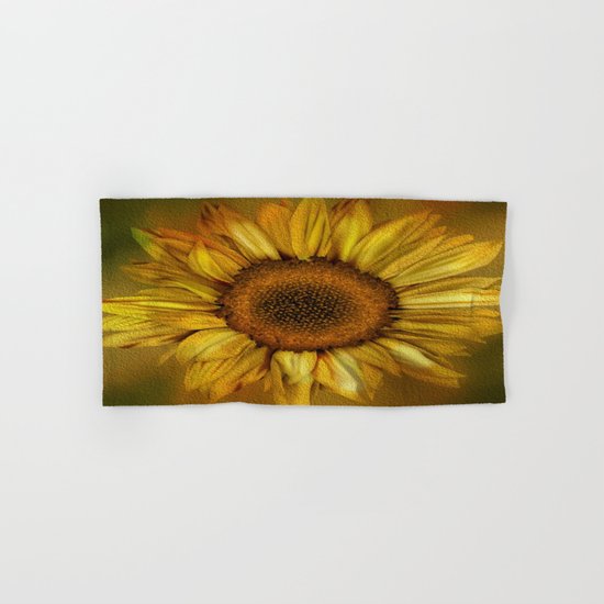 Sunflower - Vintage Hand & Bath Towel