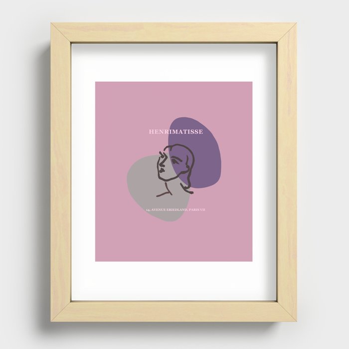 Matisse - Pink Recessed Framed Print