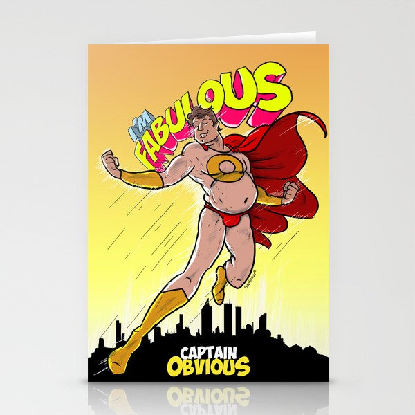 "I'm Fabulous" - Captain Obvious Stationery Cards