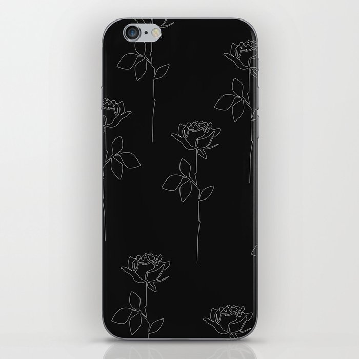 Black Rose iPhone Skin
