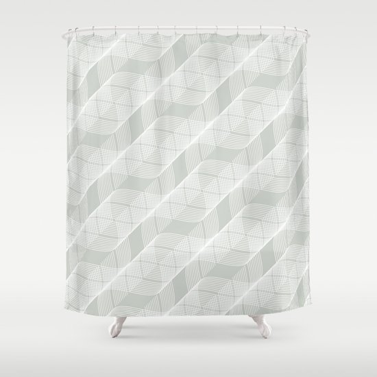 Helix Sea Salt Shower Curtain