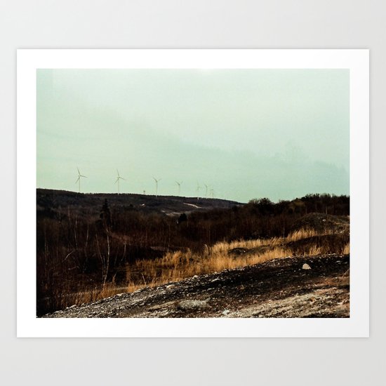 centralia 3 (wind) Art Print