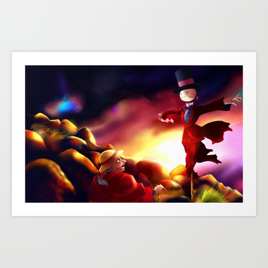 Turnip Head Art Print