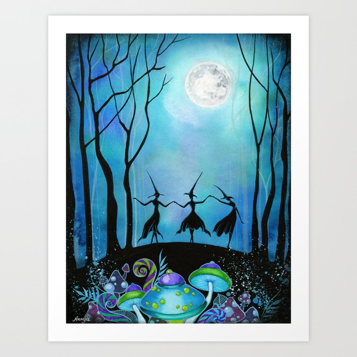 Halloween Dance Art Print