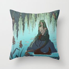 Mermaid Throw Pillow