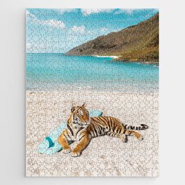 Tiger's Surf Beach Jigsaw Puzzle