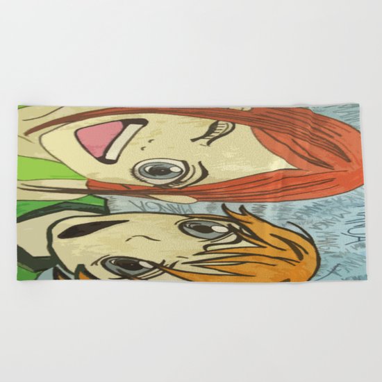 Manga Beach Towel