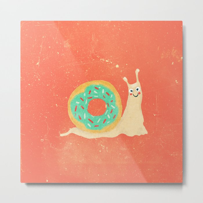 Donut snail Metal Print