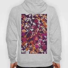 Abstract Floral Pattern Extreme Pop Colors Hoody