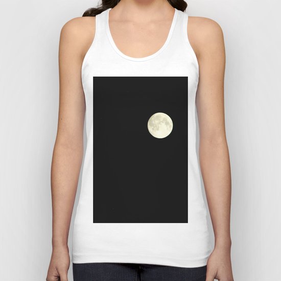 The moon over my balcony Unisex Tank Top